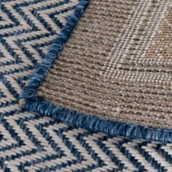 Auckland Chevron Outdoor Area Rug, 6X9-Kirkland's Home Sale