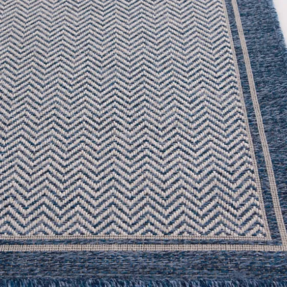Auckland Chevron Outdoor Area Rug, 5X7-Kirkland's Home Store