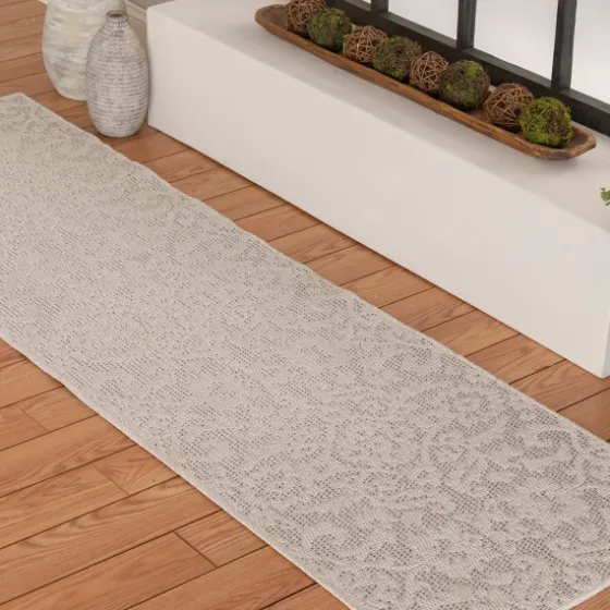Auckland Damask Outdoor Runner, 2X7-Kirkland's Home Outlet