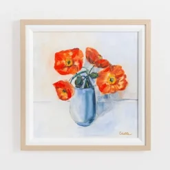 August Poppies Framed Art Print-Kirkland's Home Online