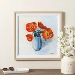 August Poppies Framed Art Print-Kirkland's Home Online