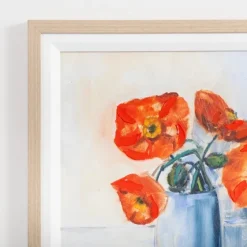August Poppies Framed Art Print-Kirkland's Home Online