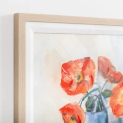 August Poppies Framed Art Print-Kirkland's Home Online