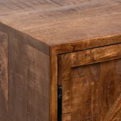 Austin Warm Wood Farmhouse Cabinet-Kirkland's Home Fashion