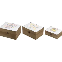 Autumn Boxes With Metal Covers, Set Of 3-Kirkland's Home Discount