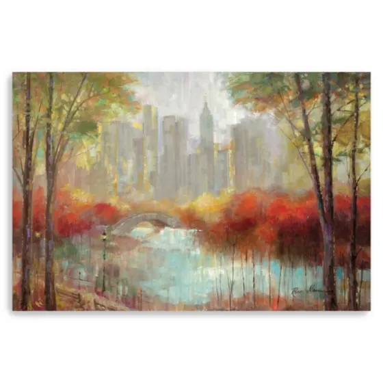 Autumn In The City Canvas Art Print, 60X40 In.-Kirkland's Home Sale
