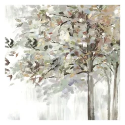 Autumn Leaves Neutral Giclee Canvas Art, 30X30 In.-Kirkland's Home Sale
