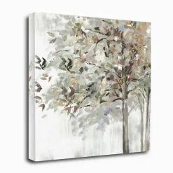 Autumn Leaves Neutral Giclee Canvas Art, 30X30 In.-Kirkland's Home Sale