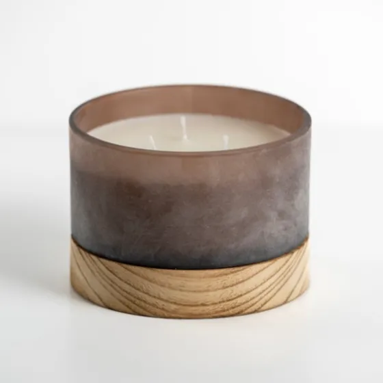 Autumn Oak And Musk Triple Wick Jar Candle, 14 Oz.-Kirkland's Home Flash Sale