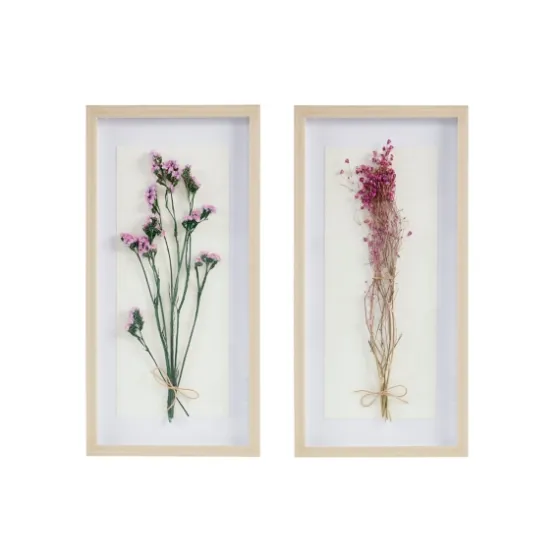 Avant Garden Dried Flowers Shadowboxes, Set Of 2-Kirkland's Home Flash Sale