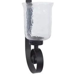 Axel Black Iron Scroll Sconce-Kirkland's Home Outlet