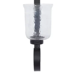 Axel Black Iron Scroll Sconce-Kirkland's Home Outlet