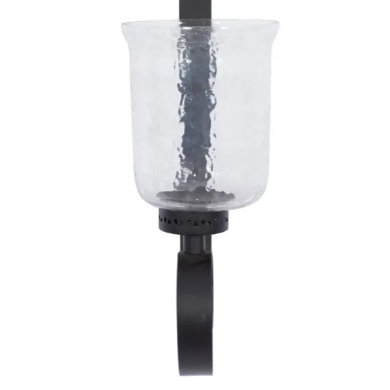 Axel Black Iron Scroll Sconce-Kirkland's Home Outlet