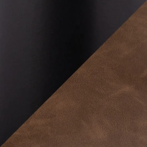 Axel Espresso Leather Industrial Accent Chair-Kirkland's Home Outlet