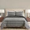 Ayesha Curry Black And White Leaf Queen Quilt Set-Kirkland's Home Hot