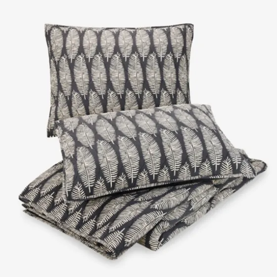 Ayesha Curry Black And White Leaf Queen Quilt Set-Kirkland's Home Hot