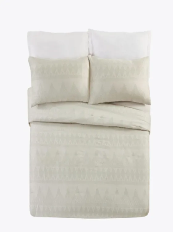 Ayesha Curry Woven Diamonds Queen 3-Pc. Duvet Set-Kirkland's Home Flash Sale