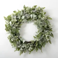 Baby'S Breath And Ery Wreath-Kirkland's Home Discount