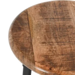 Backless Mango Wood Adjustable Bar Stool-Kirkland's Home Cheap