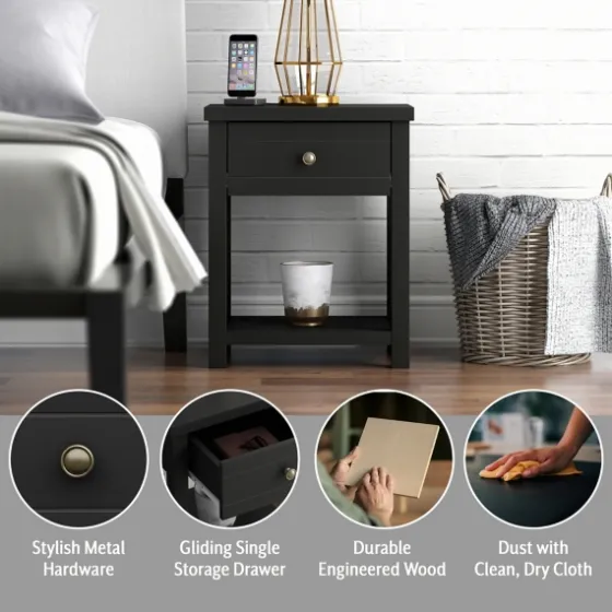 Bailie Wooden Side Table-Kirkland's Home Shop