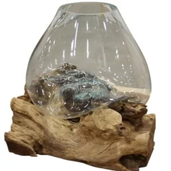 Bali Glass And Driftwood Bowl-Kirkland's Home Hot