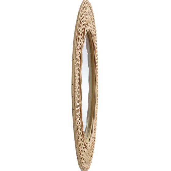 Bamboo Breeze Woven Wall Mirror-Kirkland's Home New