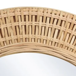 Bamboo Breeze Woven Wall Mirror-Kirkland's Home New
