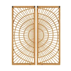 Bamboo Sunburst 2-Pc. Wall Panels-Kirkland's Home Store