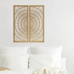 Bamboo Sunburst 2-Pc. Wall Panels-Kirkland's Home Store