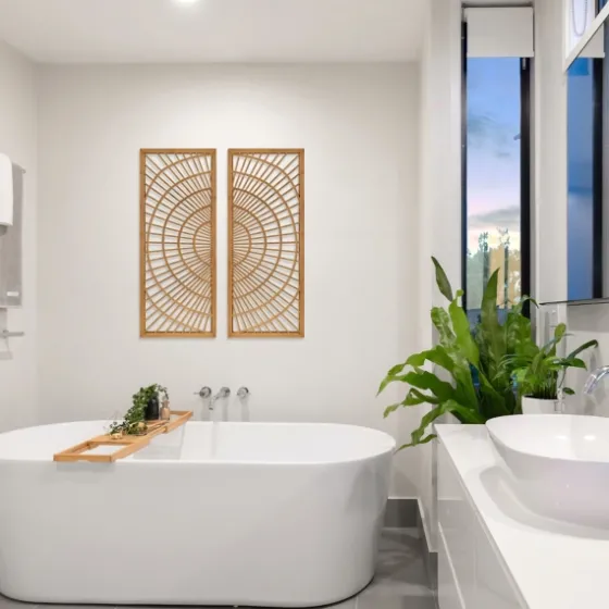 Bamboo Sunburst 2-Pc. Wall Panels-Kirkland's Home Store