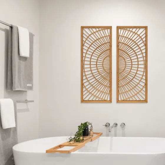 Bamboo Sunburst 2-Pc. Wall Panels-Kirkland's Home Store