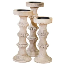 Banded Bead Wood Candle Holder, 13 In.-Kirkland's Home Hot