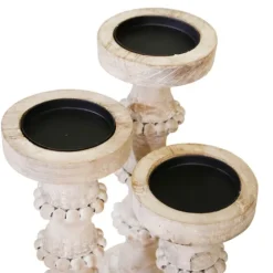 Banded Bead Wood Candle Holder, 13 In.-Kirkland's Home Hot