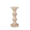 Banded Bead Wood Candle Holder, 11 In.-Kirkland's Home Outlet