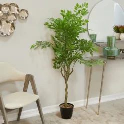 Banyan Tree In Ribbed Rock Planter-Kirkland's Home Shop