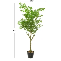 Banyan Tree In Ribbed Rock Planter-Kirkland's Home Shop
