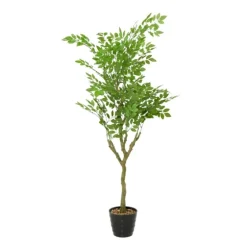 Banyan Tree In Ribbed Rock Planter-Kirkland's Home Shop
