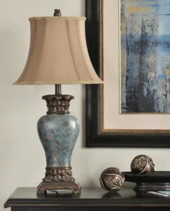 Barbados Blue Traditional Table Lamp-Kirkland's Home Online