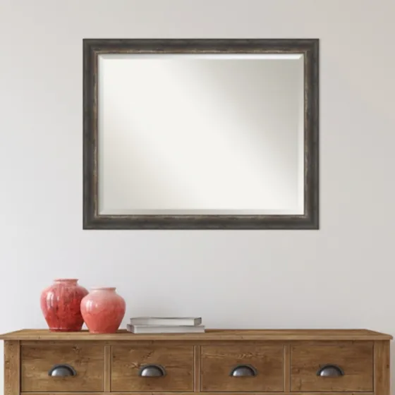 Bark Rustic Char Frame Beveled Mirror-Kirkland's Home Hot