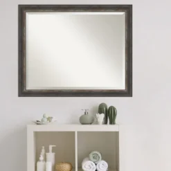 Bark Rustic Char Frame Beveled Mirror-Kirkland's Home Hot