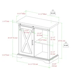 Barn Door Cabinet-Kirkland's Home Online