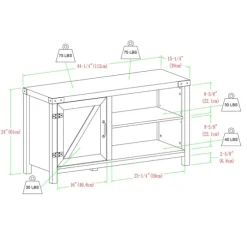 Barn Door Console Tv Stand-Kirkland's Home Best Sale