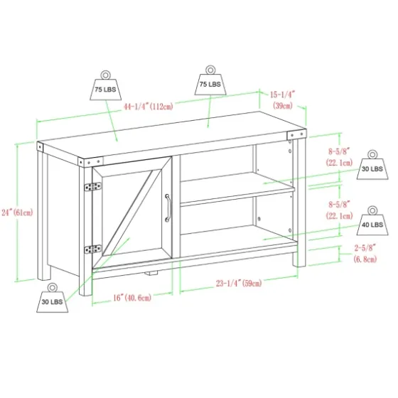 Barn Door Console Tv Stand-Kirkland's Home Best Sale