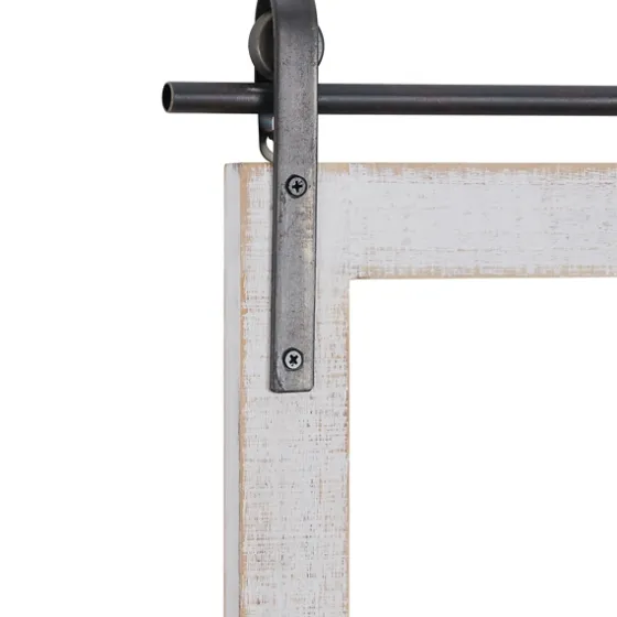 Barn Door Mirror With Shelf-Kirkland's Home Clearance