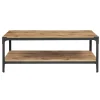 Barnwood Angle Iron Coffee Table-Kirkland's Home Discount
