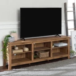 Barnwood Tv Stand, 70 In.-Kirkland's Home Discount