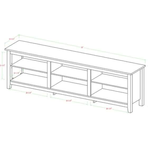 Barnwood Tv Stand, 70 In.-Kirkland's Home Discount