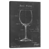 Barware Blueprint Iii Canvas Art Print, 18X26 In.-Kirkland's Home Store