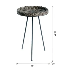 Base Wicker End Table-Kirkland's Home Clearance