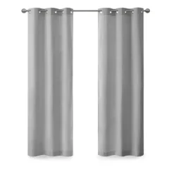 Basketweave Curtain Panel Set, 84 In-Kirkland's Home Discount